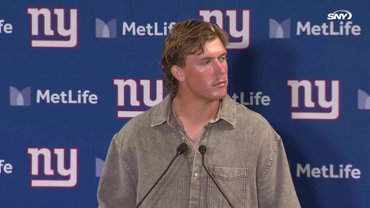Giants QB Jaxson Dart 'puzzled' after latest concussion test
